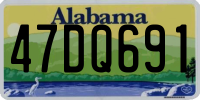 AL license plate 47DQ691
