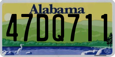 AL license plate 47DQ711