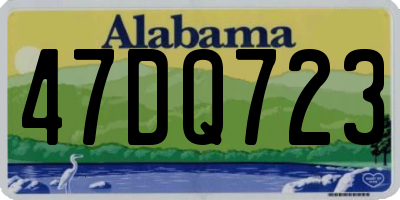 AL license plate 47DQ723