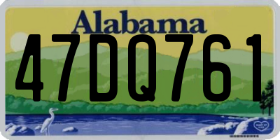 AL license plate 47DQ761