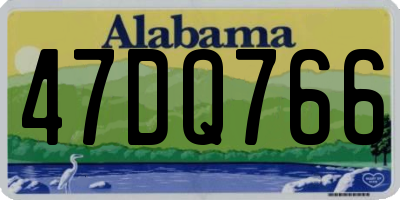 AL license plate 47DQ766