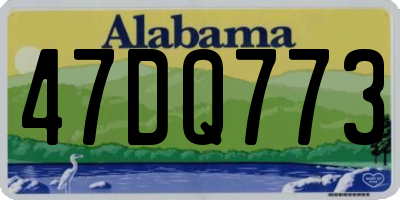 AL license plate 47DQ773