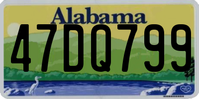 AL license plate 47DQ799