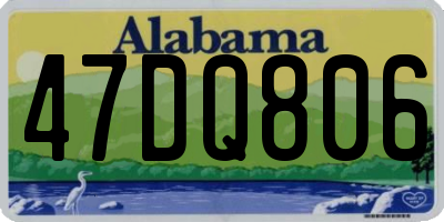 AL license plate 47DQ806