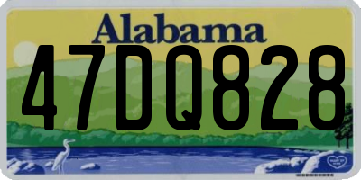 AL license plate 47DQ828