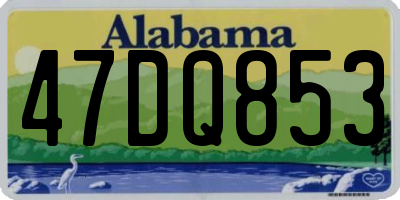AL license plate 47DQ853