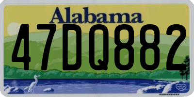 AL license plate 47DQ882
