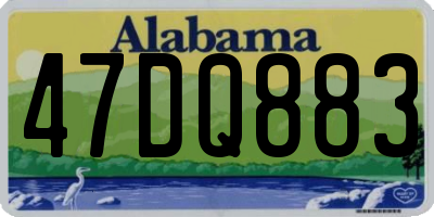 AL license plate 47DQ883
