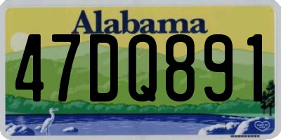 AL license plate 47DQ891
