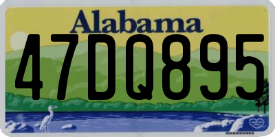 AL license plate 47DQ895