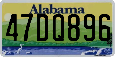 AL license plate 47DQ896