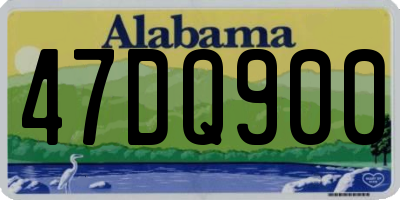 AL license plate 47DQ900