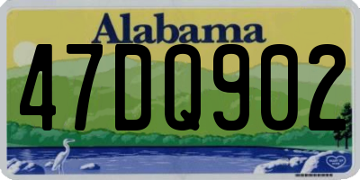 AL license plate 47DQ902