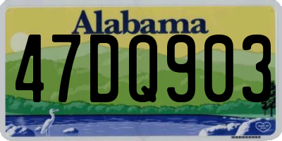 AL license plate 47DQ903