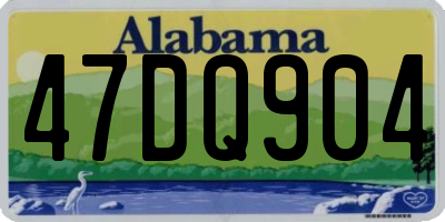 AL license plate 47DQ904