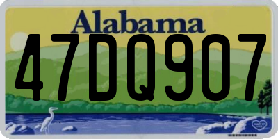 AL license plate 47DQ907