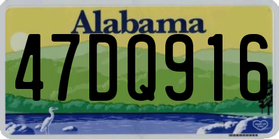 AL license plate 47DQ916