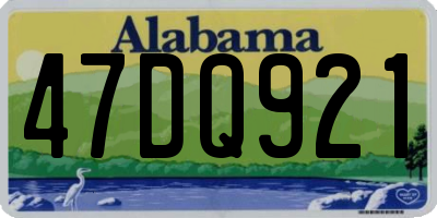 AL license plate 47DQ921