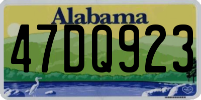 AL license plate 47DQ923