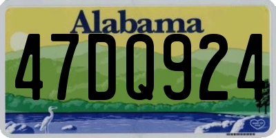AL license plate 47DQ924