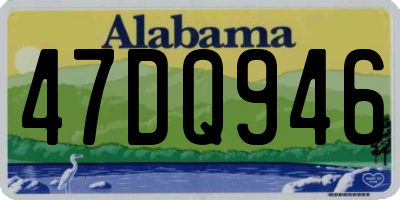 AL license plate 47DQ946
