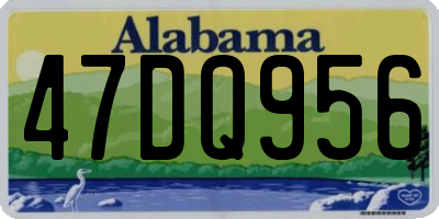 AL license plate 47DQ956