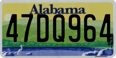 AL license plate 47DQ964