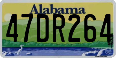 AL license plate 47DR264