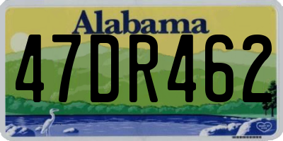 AL license plate 47DR462
