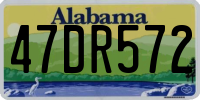 AL license plate 47DR572