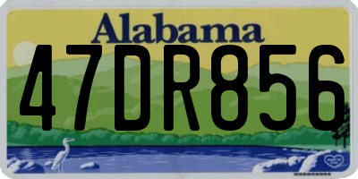AL license plate 47DR856