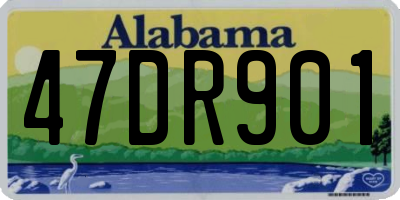 AL license plate 47DR901