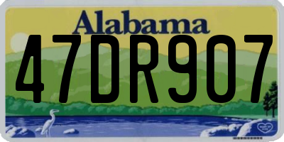 AL license plate 47DR907