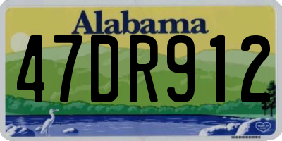 AL license plate 47DR912