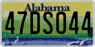 AL license plate 47DS044