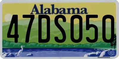 AL license plate 47DS050