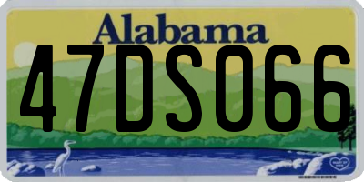 AL license plate 47DS066