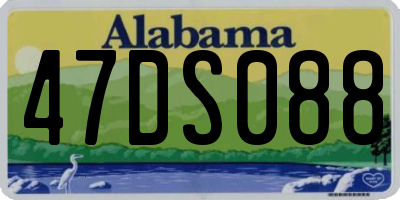 AL license plate 47DS088
