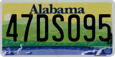 AL license plate 47DS095
