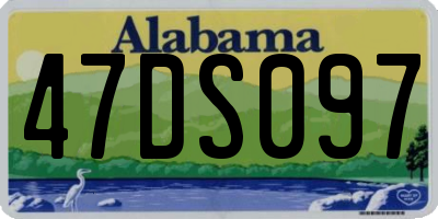 AL license plate 47DS097