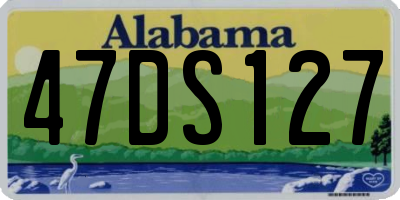 AL license plate 47DS127