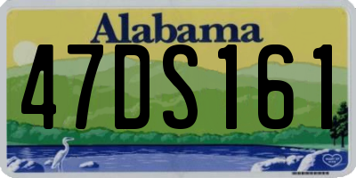 AL license plate 47DS161