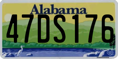 AL license plate 47DS176
