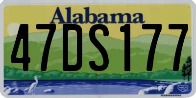 AL license plate 47DS177
