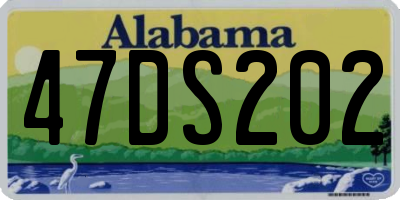 AL license plate 47DS202