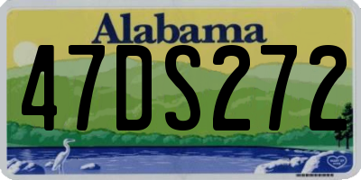 AL license plate 47DS272