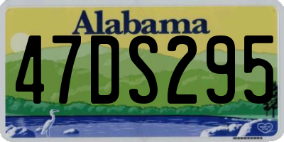 AL license plate 47DS295