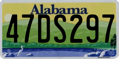 AL license plate 47DS297