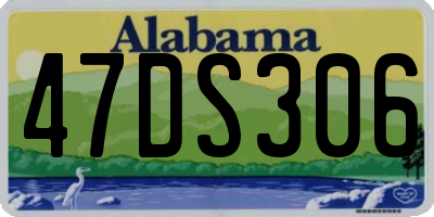 AL license plate 47DS306