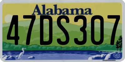 AL license plate 47DS307